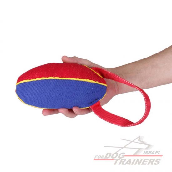צעצוע נשיכה עם ידית לכלב לאימון ומשחק