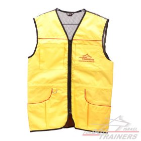 ווסט למאלף כלבים מקצועי -צבע צהוב