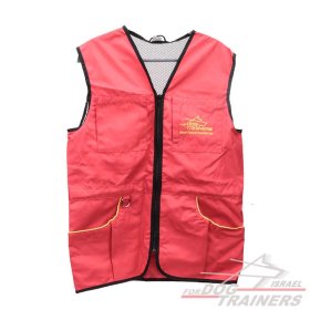 ווסט למאלף כלבים מקצועי -צבע אדום