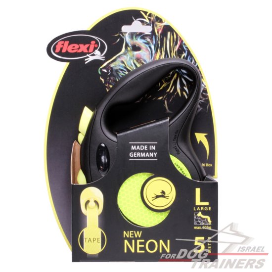 חדש! רצועת כלבים מתכוונת לכלבים גדולים- 5 מטר