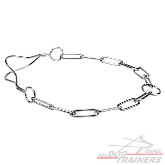 קולר לכלב מצופה כרום יוקרתי