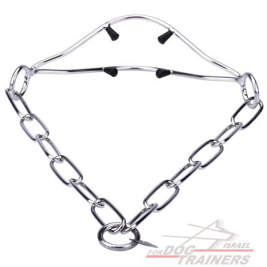 קולר שומר פרווה לתערוכות מנירוסטה ליציבה נכונה של הכלב