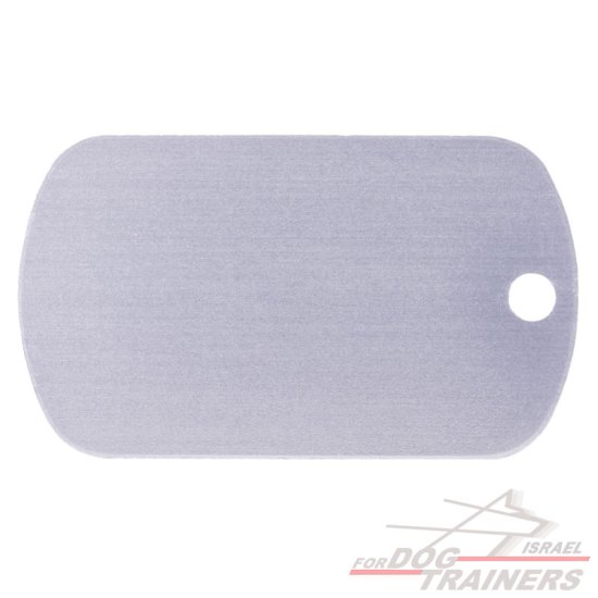 תג שם- דיסקית כסופה