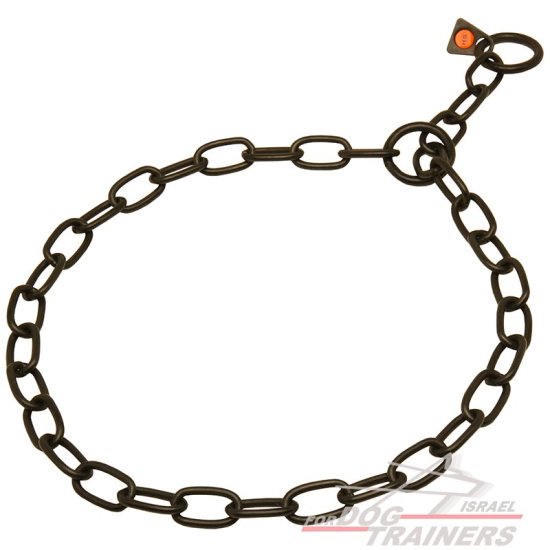 קולר "שומר פרווה" שחור מדהים מנירוסטה