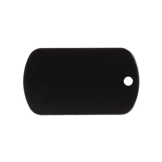 תג שם- דיסקית שחורה