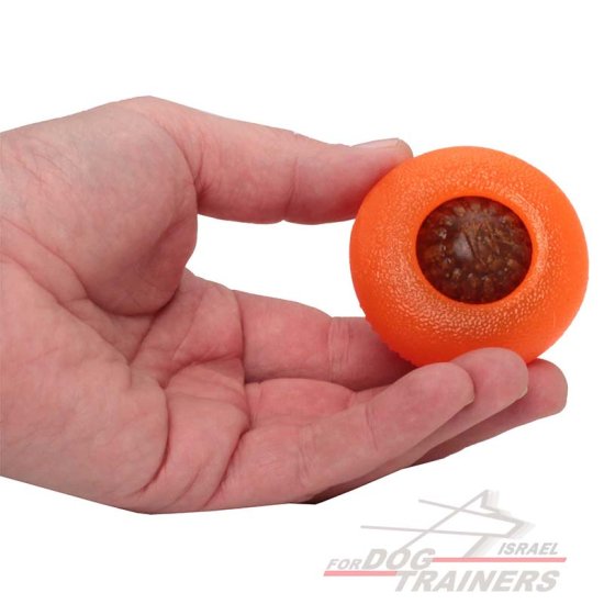 צעצוע בצורת חצי כדור דיספנסר חטיפים לגזעי כלבים קטנים
