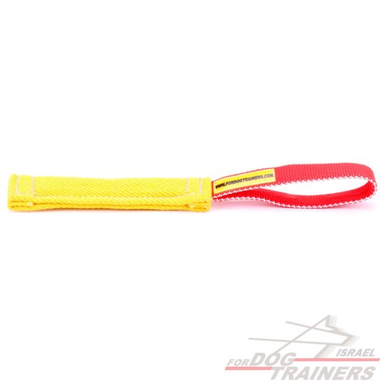 פפירול לכלב גור מבד פשתן צרפתי עם ידית אחיזה אחת