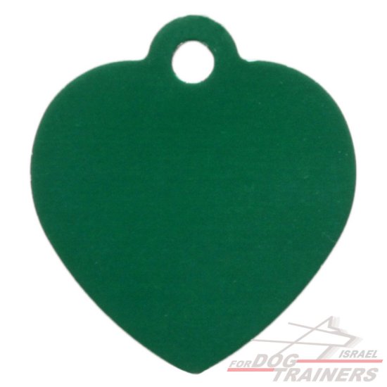 תג שם- לב ירוק