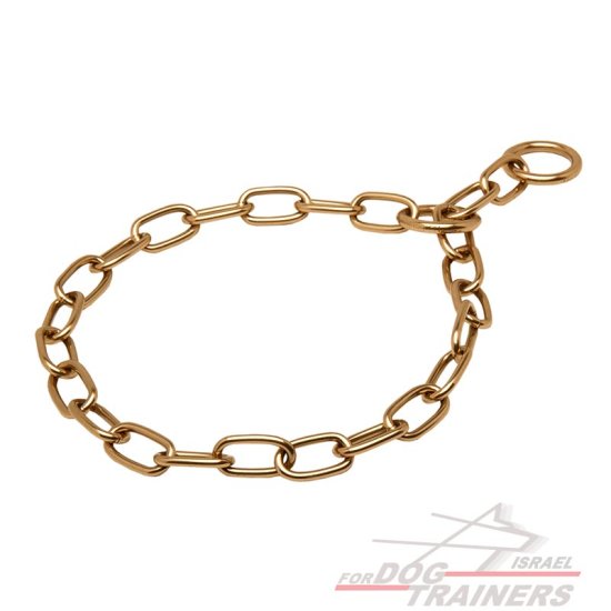 קולר "שומר פרווה" עשוי סגסוגת קורגן - קולר חנק מושלם לאילוף ולטיולים