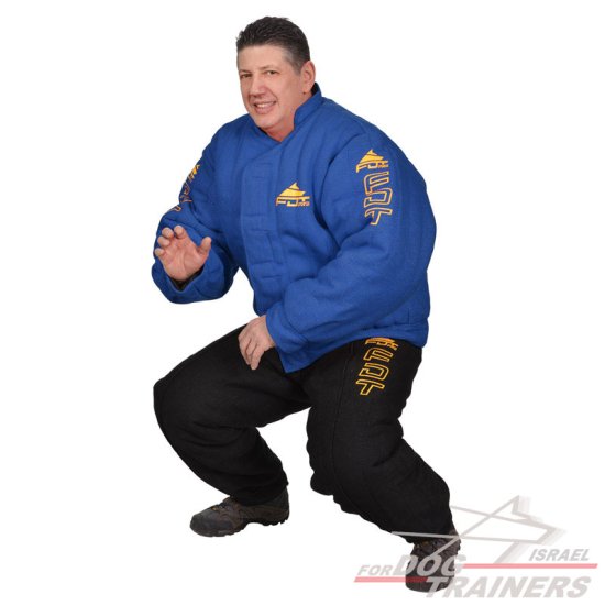 חצי ספורטיבית- חליפת נשיכה מפשתן צרפתי להגנה מלאה על הגוף