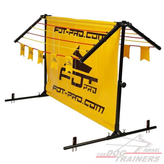 משוכה חדשה לאימוני קפיצה שוצהונד -חלק עליון רחב עם דגלים- מטר 1