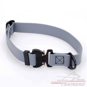 קולר מתכונן לכלב מביאוטן- בצבע אפור+ נעילת קוברה מקורית