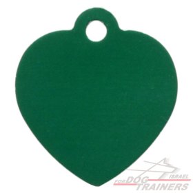 תג שם- לב ירוק