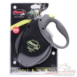 רצועת כלבים מתכוננת לכלבים גדולים- 8 מטר