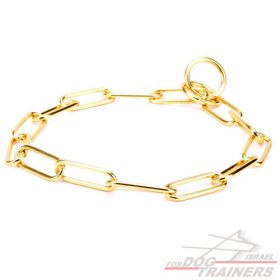 קולר מקצועי לשימוש יומיומי עשוי פליז יוקרתי- 4 מ"מ