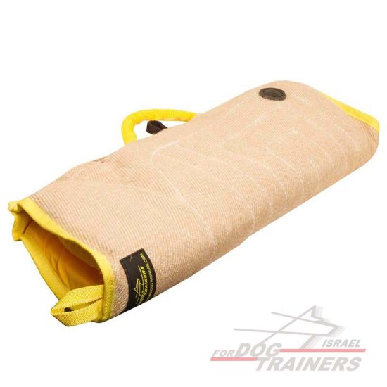 שרוול נשיכה לגורים וכלבים צעירים עשוי מיוטה עם ידית נוספת