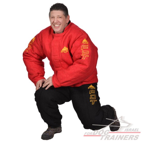 חצי ספורטיבית- חליפת נשיכה מפשתן צרפתי להגנה מלאה על הגוף