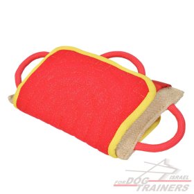 כרית נשיכה לכלב עם כיסוי פשתן חזק במיוחד