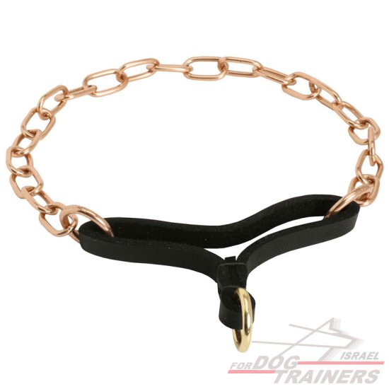 קולר חצי חנק מצופה קורוגן יוקרתי