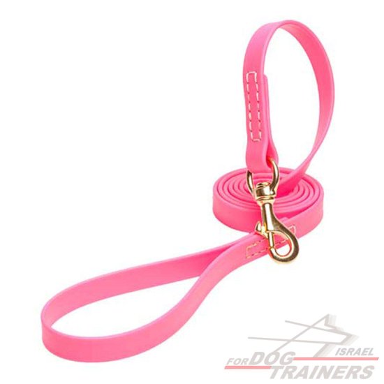 רצועה לכלב עשויה מביאוטן - בצבע ורוד יפייפה