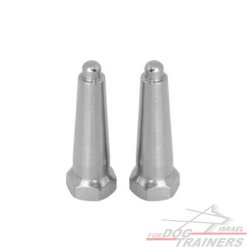 חדש! סט פינים מאורכים היפו אלרגני עשוי טיטניום- אי קולר 25 מ"מ