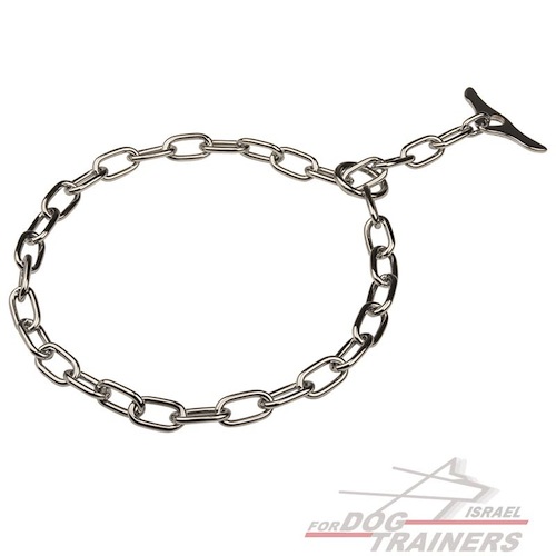 קולר חנק לכלבים עם קרני שור - השומר על פרוותו של הכלב