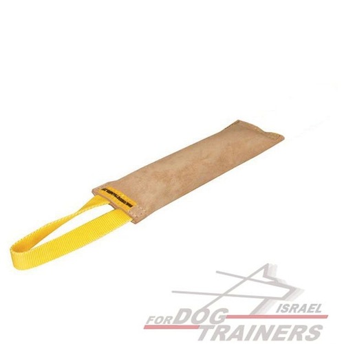 פפירול לכלבים עשוי מעור - עם ידית אחיזה אחת