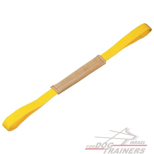 פפירול לכלבים מעור רך עם שתי ידיות