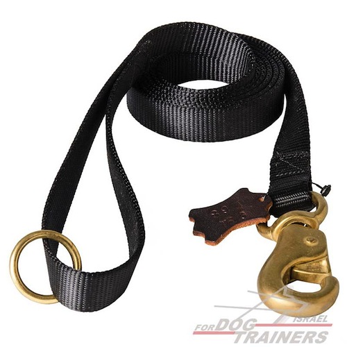 רצועה לכלב עוצמתית לטיולים עם קרבינה אקסטרה חזקה מפליז