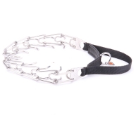 קולר דוקרנים מפלדת אל-חלד ורצועת ניילון (3.25 מ"מ)